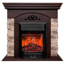 Realflame Rockwood STD NT-F316 с очагом Majestic Lux BL - античный дуб