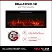 Камин Realflame D42 с очагом Diamond 42, 1500Вт, дуб