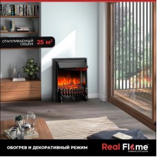 Камин Realflame Selena с очагом Fobos-s, 750Вт, белый